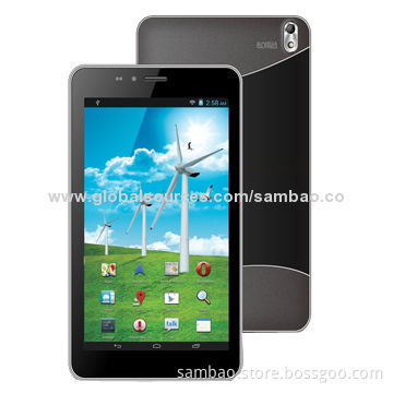 7.0-inch Google's Android 4.4 Tablet PCs with 3G, MTK8382 Quad-core, Resolution of 1,024 x 600PNew